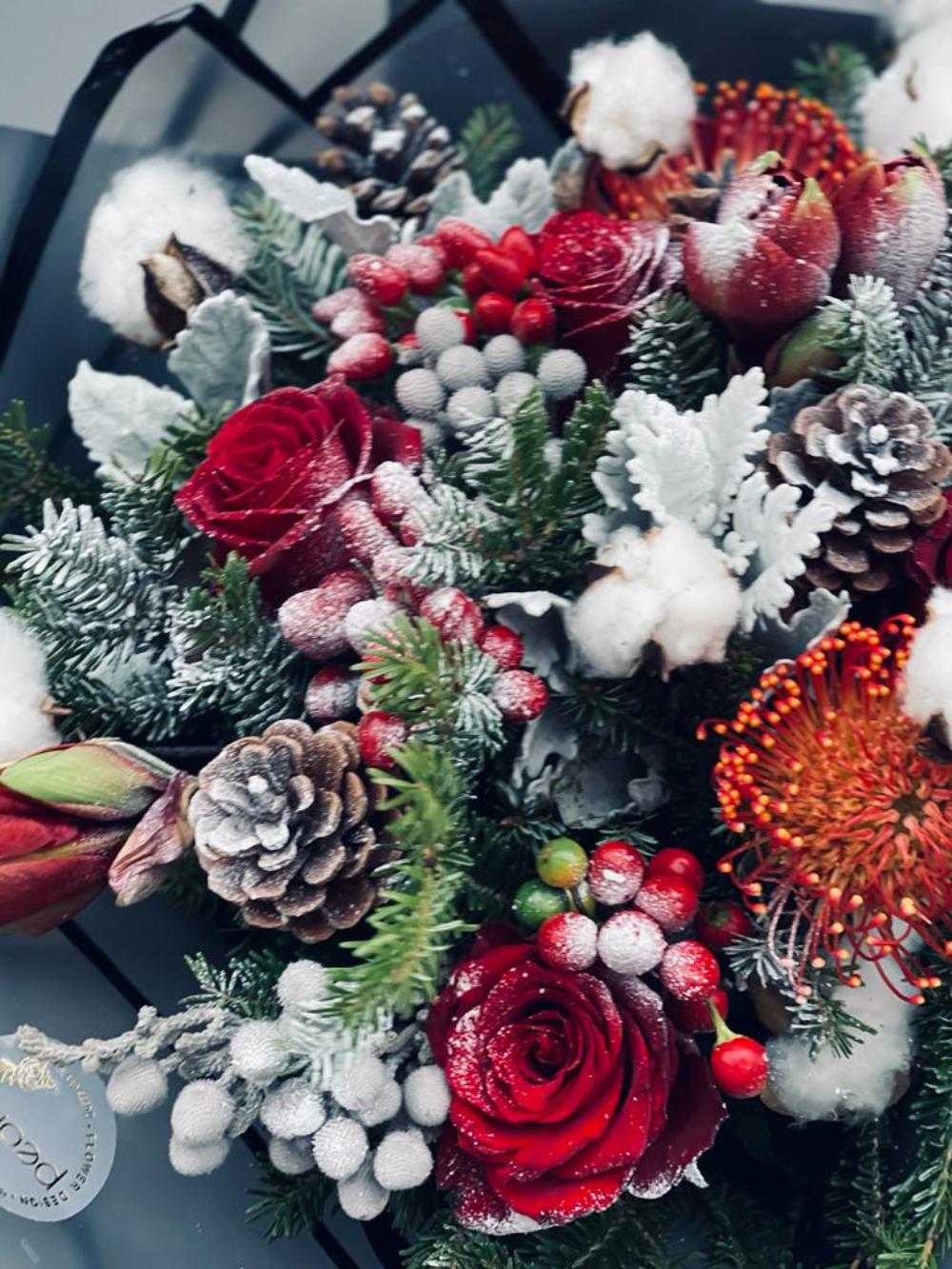 Snowy Cotton Bouquet